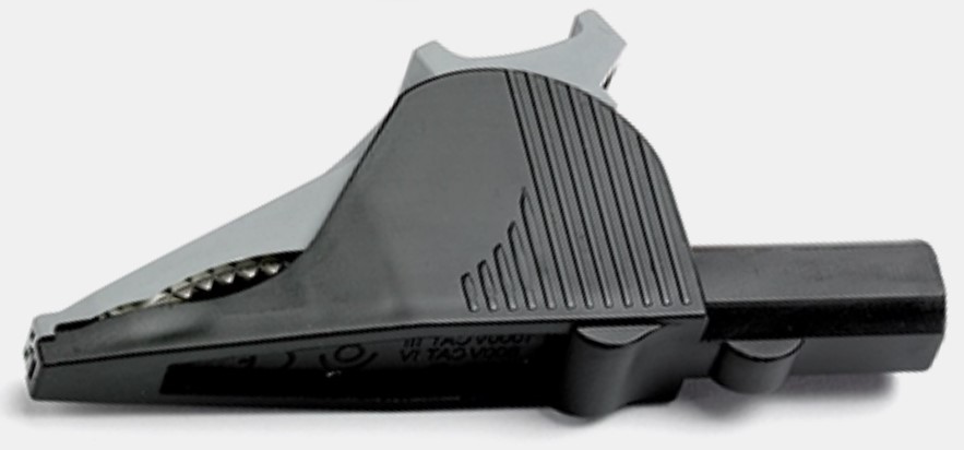 LARGE DOLPHIN CLIP (BLACK)