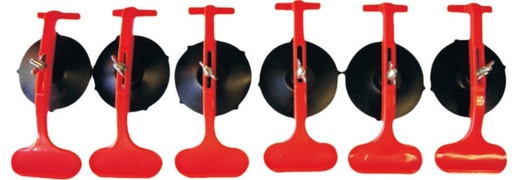 [057609] GYS MINI IMUKUPPIPAININ SARJA 6 OSAA 85MM TUULILASIN LISTOILLE