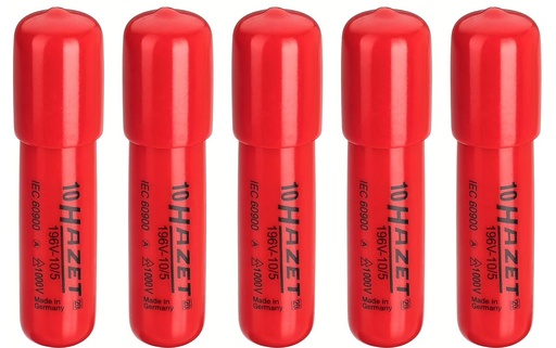 [196V-10/5] VDE PÄÄTEHOLKIT 10MM 5KPL 1000V