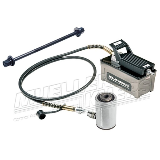 [EQ-320/700] HYDRAULISARJA 20T SYLINTERI M20X500MM VETOTANKO JA PNEUMAATTINEN JALKAPUMPPU 700 BAR