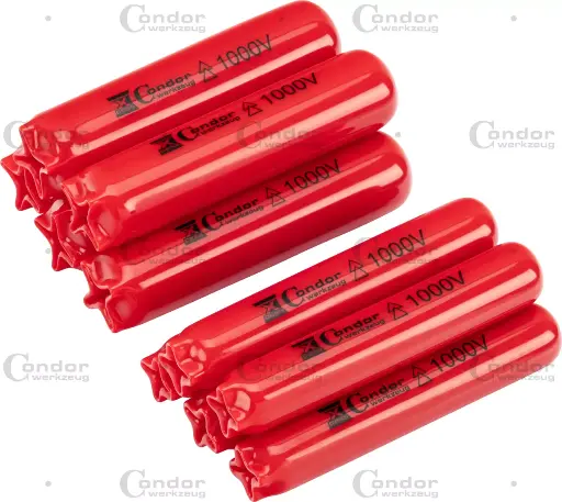[30990] TERMINAL / CABLE END INSUL. COVERS, 5 X EACH INNER-Ø 14 + 20 MM