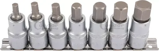 [12227] KUUSIO KÄRKIHYLSYSARJA 1/2" 6-17MM 7 OSAA