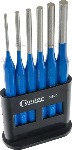 [2996] LYÖNTITUURNASARJA TELINEESSÄ 6 OSAA 150MM 3-8MM