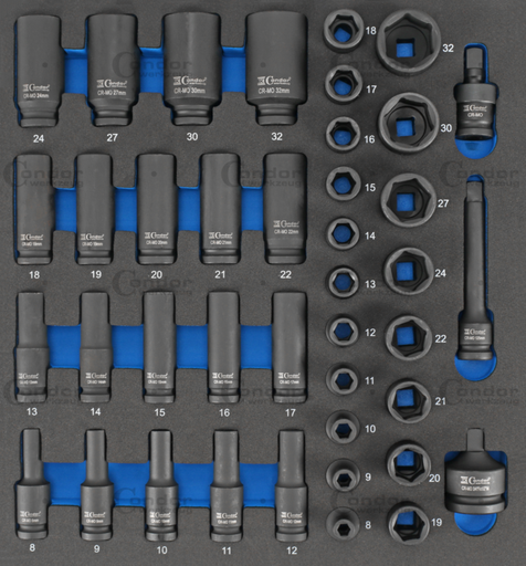 [7141] CONDOR VOIMAHYLSYSARJA 1/2" 8-32MM 41 OSAA FOAM MODUULI 2/3