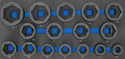 [7140] CONDOR VOIMAHYLSYSARJA 3/4" 19-50MM 16 OSAA FOAM MODUULI 1/3