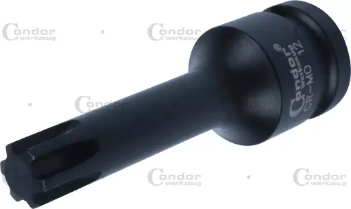 [12075-K10] CONDOR VOIMAKÄRKIHYLSY 1/2" RIBE M10X78MM