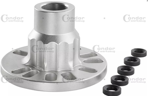 [5445-AF] CONDOR VETOLAIPPA PYÖRÄNNAPAAN, PULTTIKEHÄ 98-125 MM