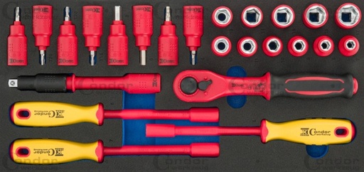 [30710] CONDOR VDE HYLSYSARJA 3/8" 24 OSAA FOAM MODUULI 1/3