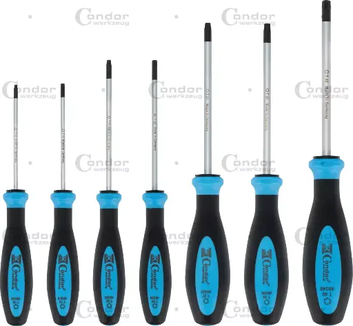 [49300] CONDOR RUUVIMEISSELI SARJA, 7 OSAA., TORX
