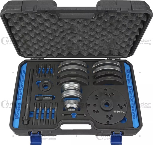 [5579] CONDOR PYÖRÄNLAAKERI TYÖKALU SARJA, AUDI/VW 72+85 MM