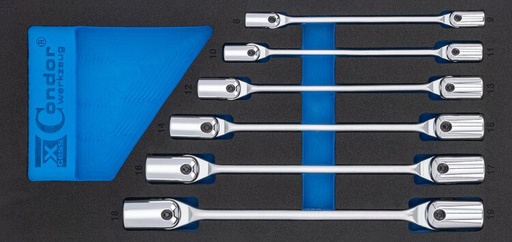 [7130] CONDOR PIIPPUAVAIN SARJA 8-19MM 6 OSAA FOAM MODUULI 1/3