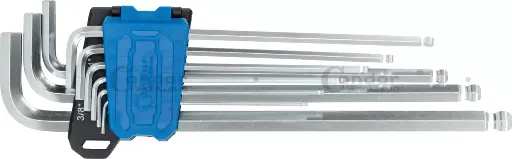 [1121Z] CONDOR PALLOPÄÄ KUUSIOAVAIN SARJA TUUMA 1/16-3/8" 9 OSAA
