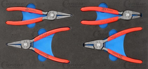 [7248] CONDOR LUKKORENGASPIHTISARJA 175MM 4 OSAA FOAM MODUULI