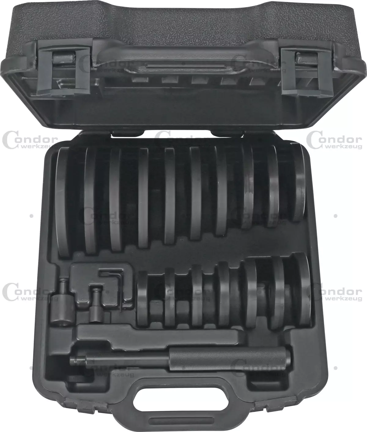 [5453] CONDOR LAAKERI JA TIIVISTERENGAS TYÖKALU 21 OSAA Ø 70-150MM