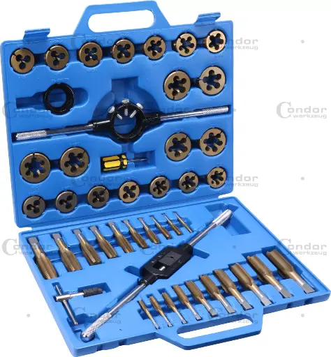 [9670] CONDOR KIERRETAPPISARJA 45 OSAA TITANIUM PINNOITETTU TERÄS M6-24