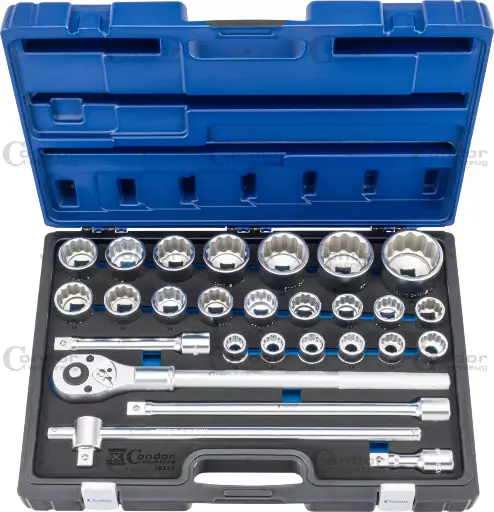 [38133] CONDOR HYLSYSARJA 3/4" 19-60MM  12 KULMA 27 OSAA