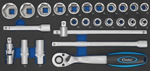 [7112] CONDOR HYLSYSARJA 1/2" 25 OSAA FOAM MODUULI 1/3