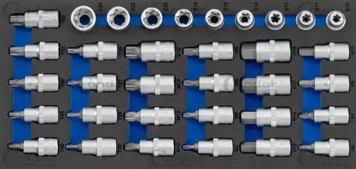 [7135] CONDOR HYLSY JA KÄRKIHYLSYSARJA 1/2" FOAM 34 OSAA MODUULI 1/3