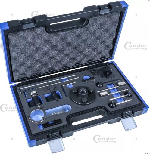 [36610SP] CONDOR AJOITUSTYÖKALUSARJA AUDI + VW 1.2 / 1.4 / 1.6 / 2.0 TDI CR