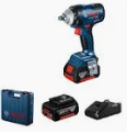 [06019K4003] BOSCH AKKUISKUMUTTERINVÄÄNNIN 1/2' GDS 18V-450 HC 800NM + 2X5AH JA LATURI SOLO