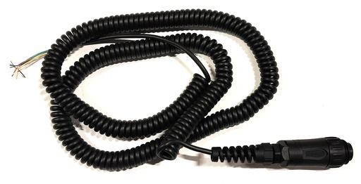 [400230] NORDLIFT UC RAVISTIMEN LAMPUN SPIRAALIKAAPELI 7 M, SIS. PISTOKE