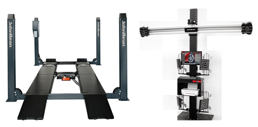 [KEELS518AWAEU541G1] JOHN BEAN V2100 TILT 3D SUUNTAUSLAITE AC100 + JLF 4000 SUUNTAUSNOSTIN 4-PILARI + KÄÄNTÖLEVYT