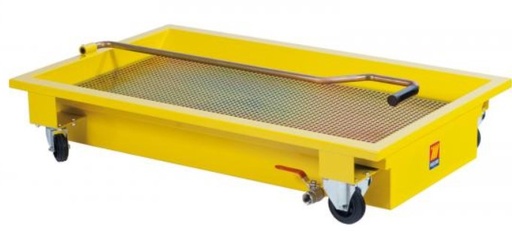 [047-1459-G00] JÄTEÖLJYALLASVAUNU 120 L, 3/4' TYHJENNYSHANA