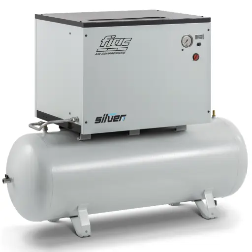 [4116000757] FIAC LIGHT SILVER RUUVIKOMPRESSORI 270L SÄILIÖ 4.5 KW 10 BAR 498 L/MIN