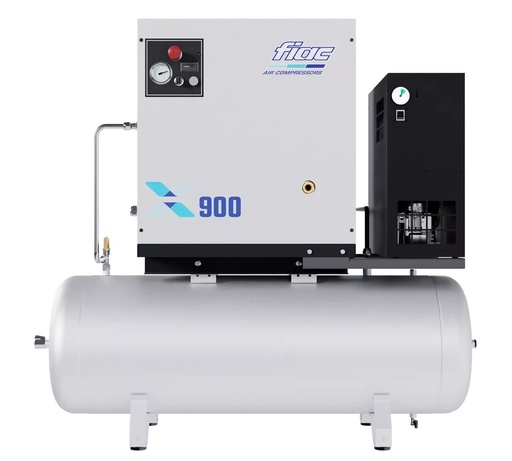 [1839029836] FIAC X900D RUUVIKOMPRESSORI 200L SÄILIÖ 7.5 KW 10 BAR 848 L/MIN ILMAKUIVAIMELLA