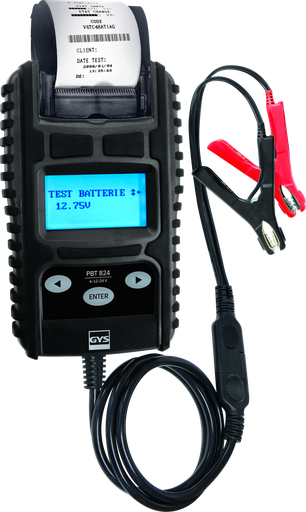 [025738] GYS PBT 824 AKKUTESTERI TULOSTIMELLA