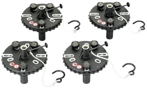 [1690701521] EASY 3D MAGNEETTIPYÖRÄKIINNIKKEET 100MM TAPIT