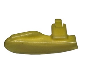 [9234452] 603 QX ASENNUSPÄÄN MUOVISUOJA ALA KELTAINEN, KLIPSIKIINNITYS 10KPL