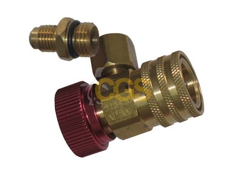 [QCH134-14M] HUOLTOLIITIN R134A HP MESSING 1/4 JA 14MM