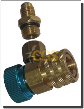 [QCL134-14M] HUOLTOLIITIN LP R134A MESSING 1/4 JA 14MM