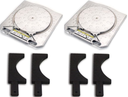 [4030929] JOHN BEAN KÄÄNTÖLEVY PARI ALUMIINI JA TÄYTEPALAT